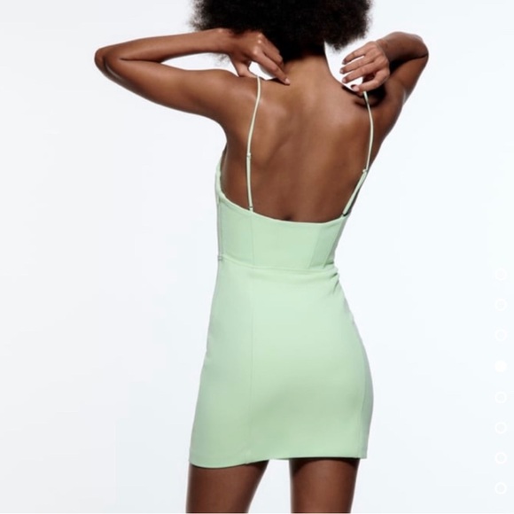 BNWT Zara Corset Style Dress Sz S - Picture 8 of 10